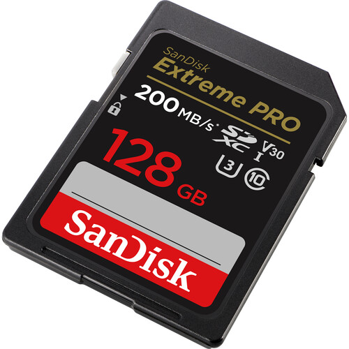SanDisk SD 128GB Extreme Pro 200MB/s UHS-I Class10 U3 V30 - 3